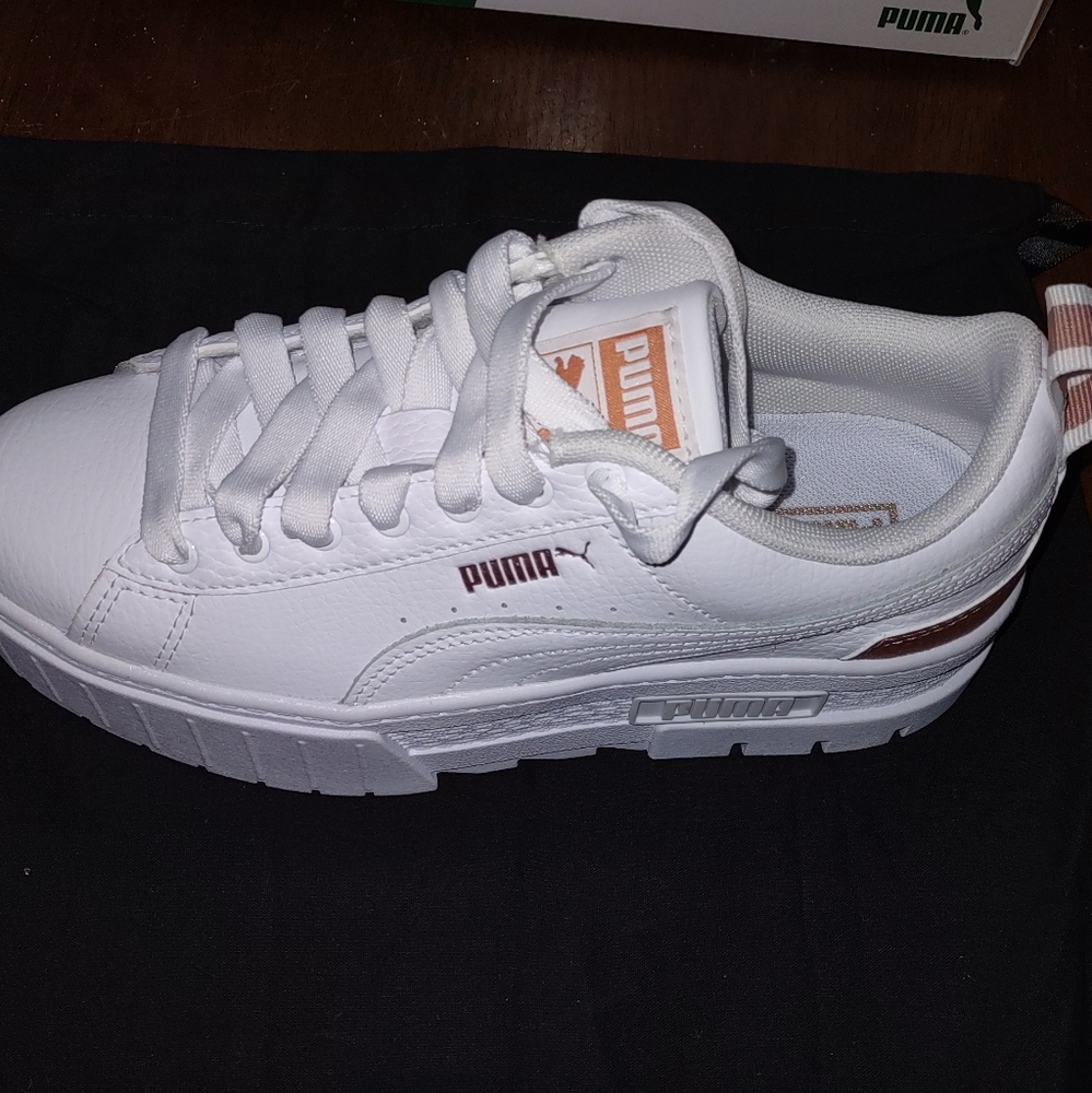 Puma Girls Mayze Lth Junior Size 5C